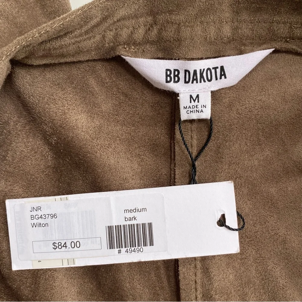 BB Dakota Bark Wilton Faux Suede Leggings Size Medium